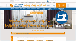 Desktop Screenshot of galerijapodova.com